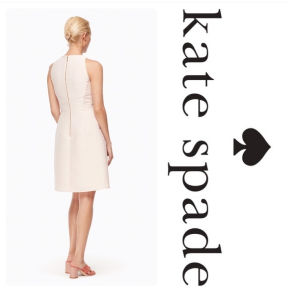 Kate Spade Light Pink Floral Cutwork A-line Dress - Picture 9 of 14